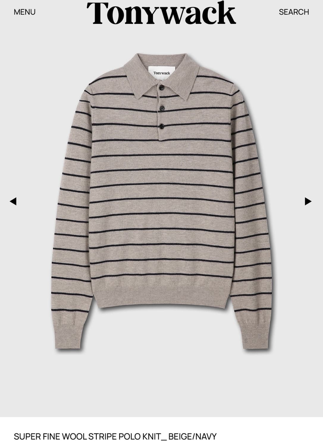 토니웩 울 스프라이트 폴로 니트 상품이미지2