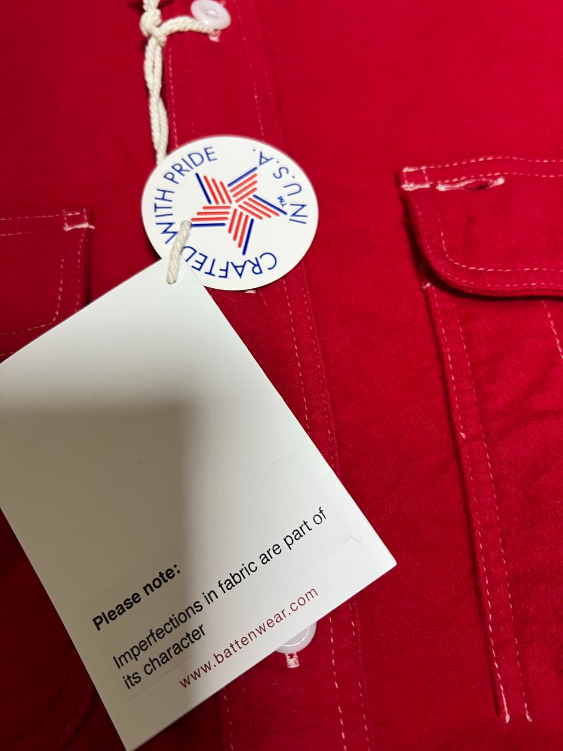 바튼웨어 헤비코튼 셔츠(새상품) 상품이미지3