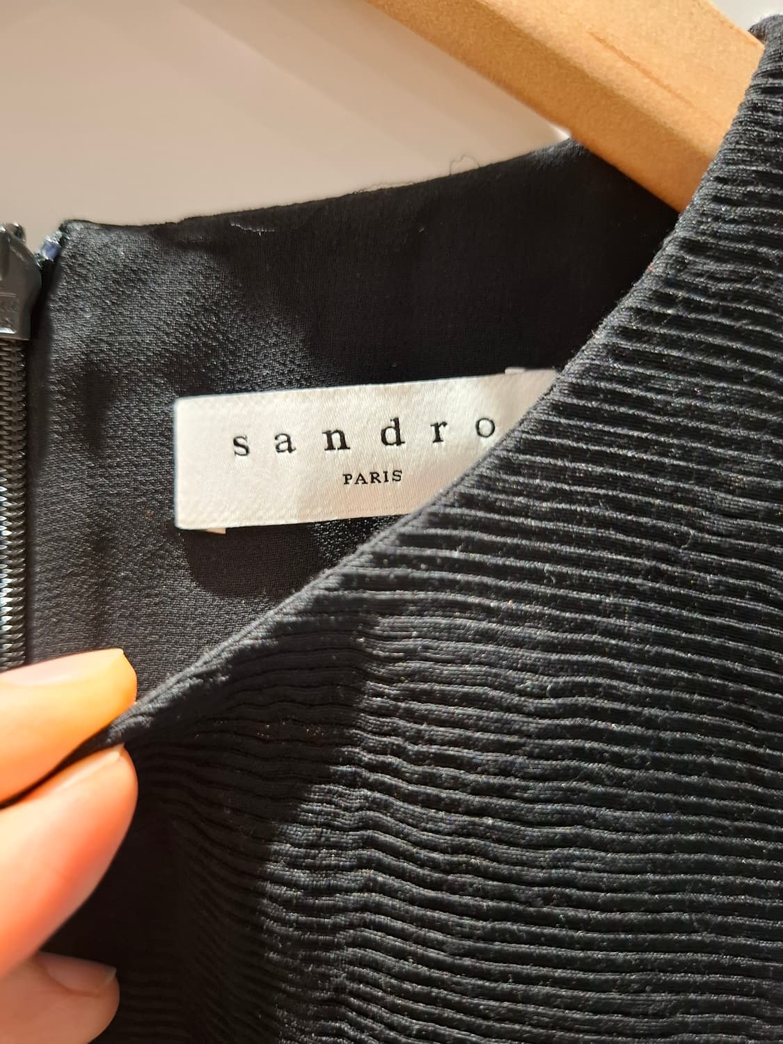 산드로 블랙 미니원피스 상품이미지6