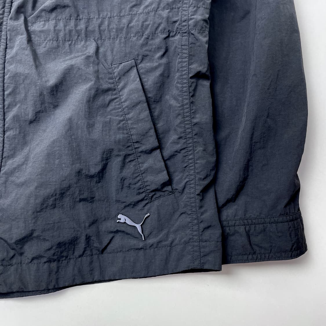 [중고] 푸마 골프 바람막이 재킷 블랙 XL 상품이미지5