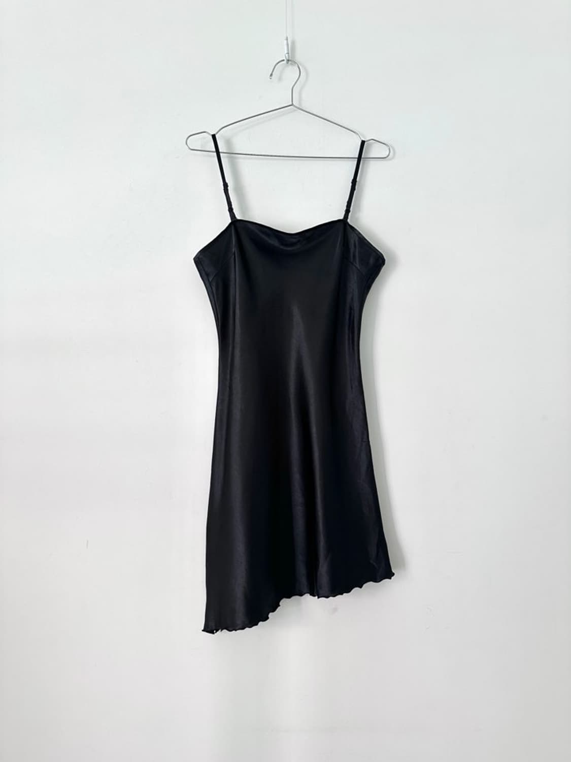 Satin slip ops / black 상품이미지1