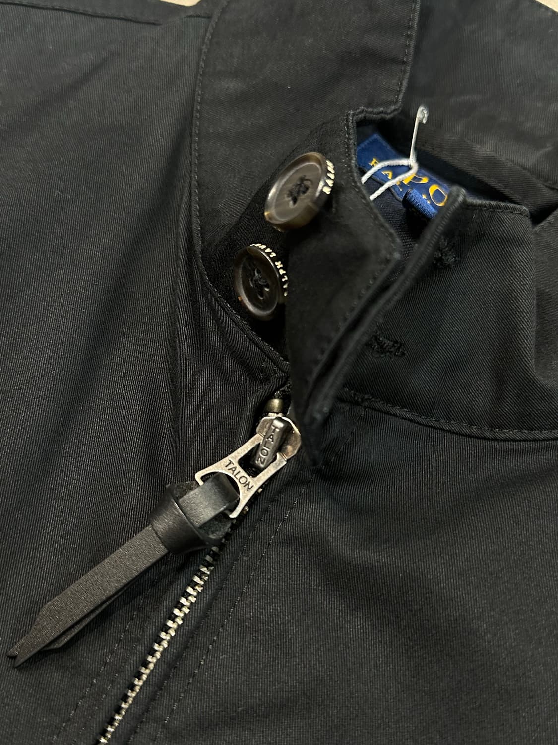 폴로 검정 바라쿠다 블루종 자켓 상품이미지4