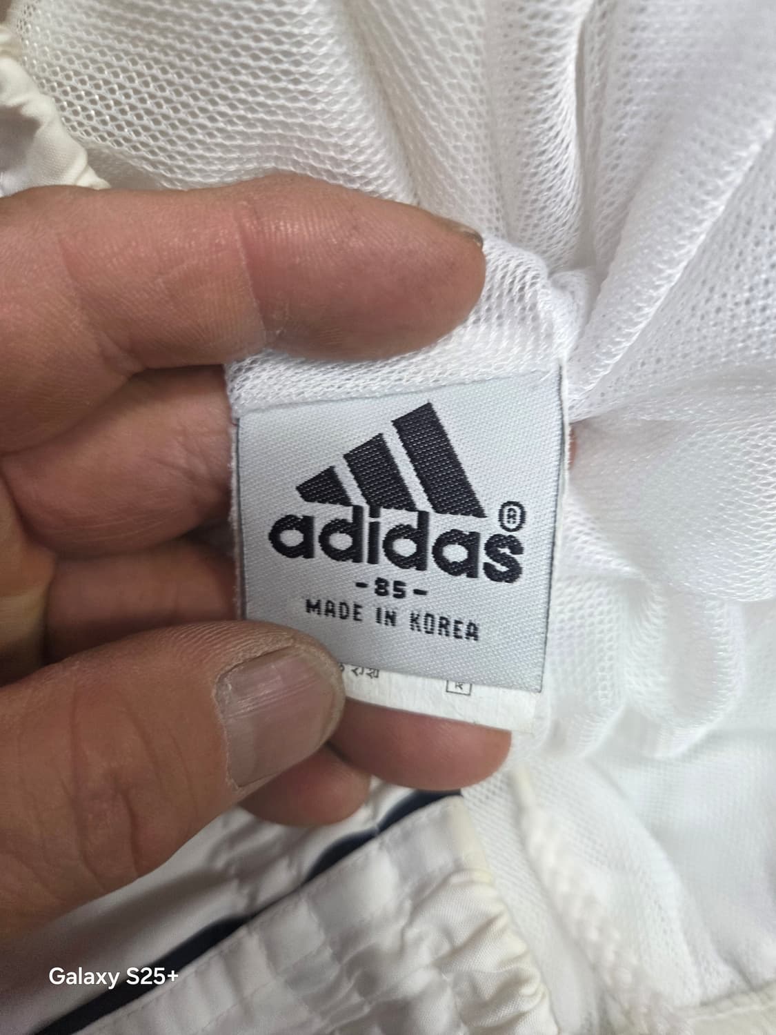아디다스  화이트   트레이님   바지 상품이미지4
