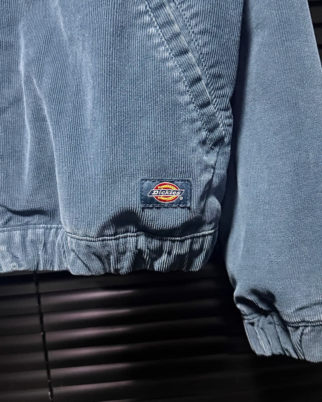 디키즈 블루 하늘 코듀로이 골덴 블루종 봄버 집업 워크 자켓 아이젠하워 상품이미지5