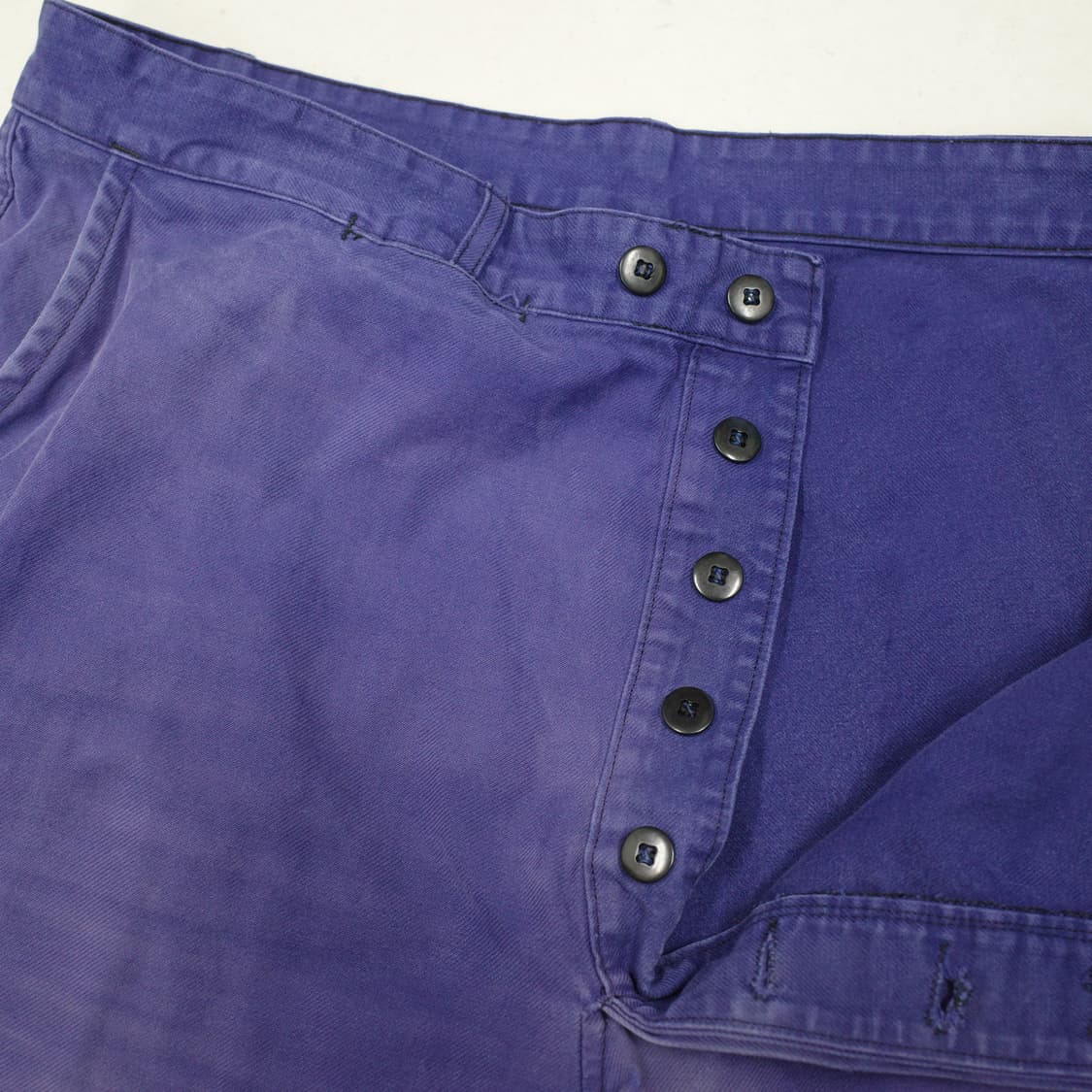 80s 프렌치 Barbe Bleue 페이디드 워크 팬츠 36 상품이미지5