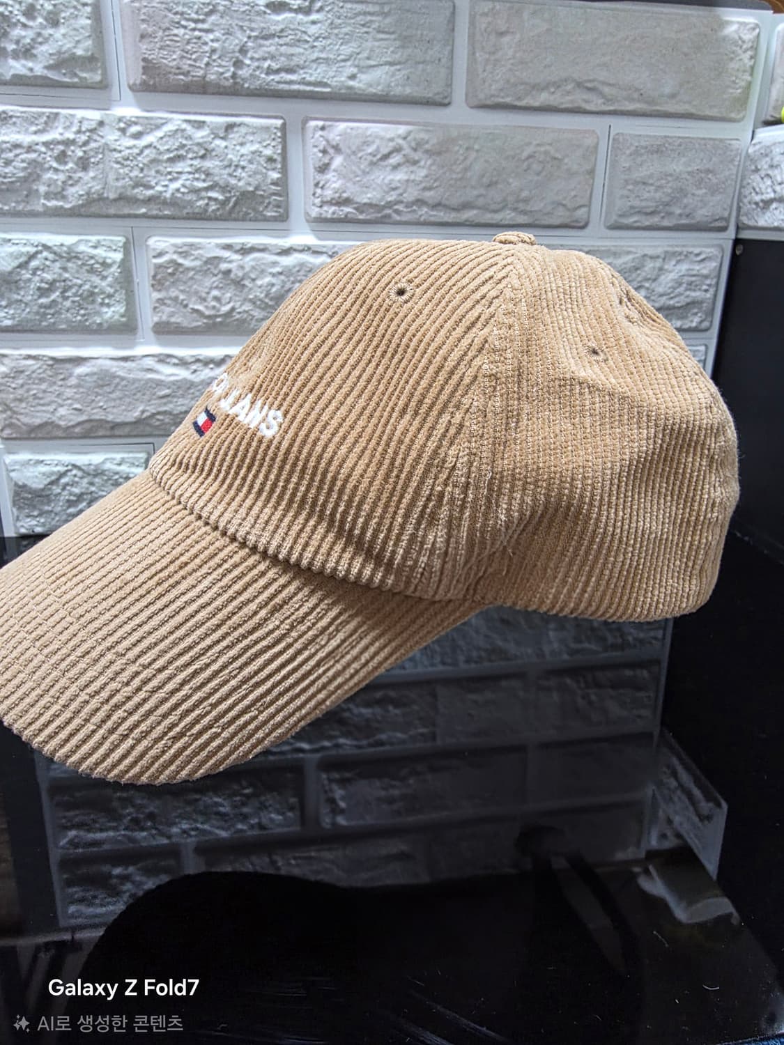 타미진스 코듀로이 볼캡 베이지색 상품이미지4