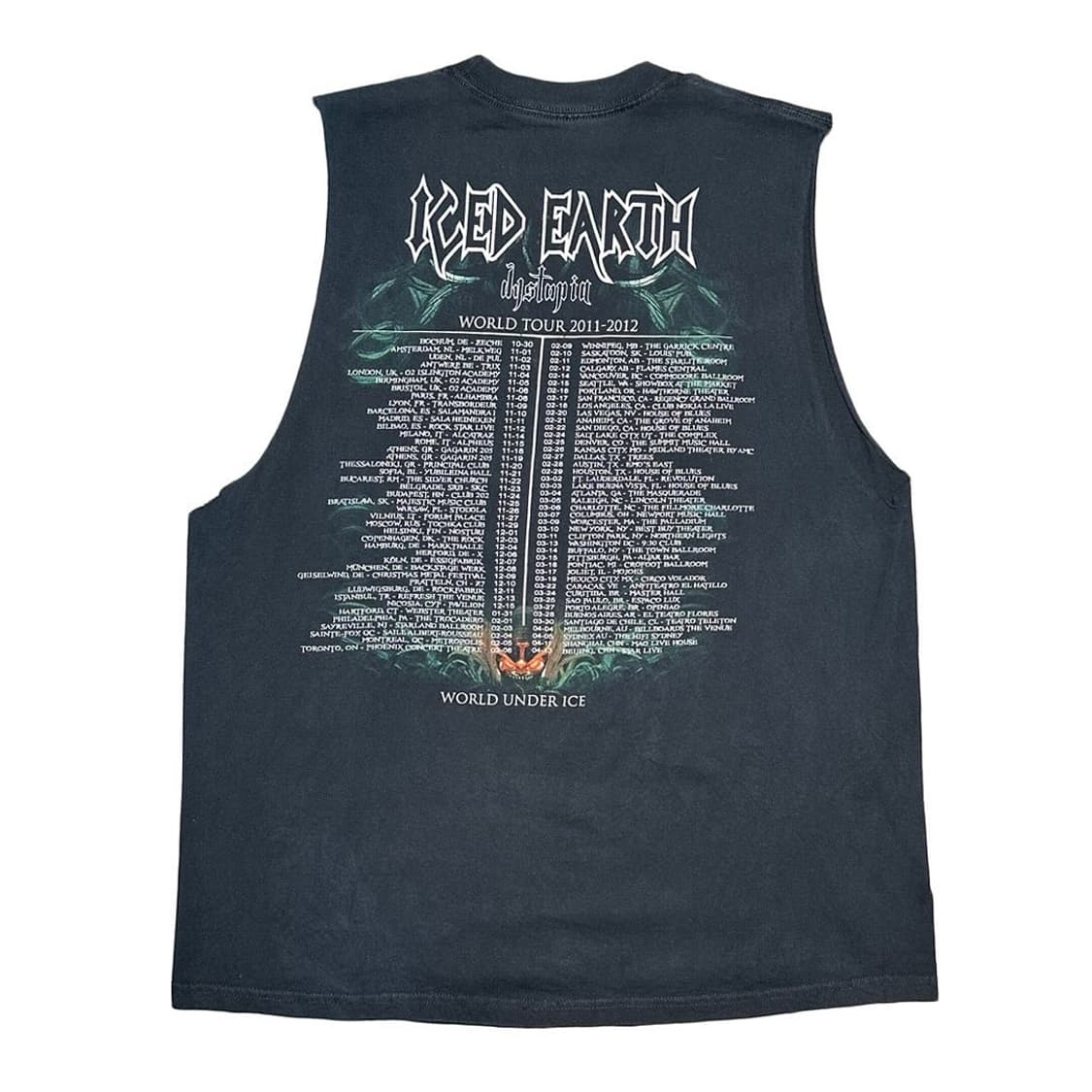 아이스드 어쓰 락밴드 2011-2012 투어 나시 상품이미지4