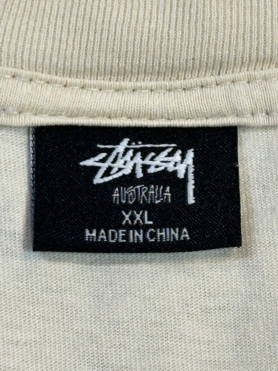 스투시 STUSSY 월드투어 반팔 티셔츠 아이보리 상품이미지8