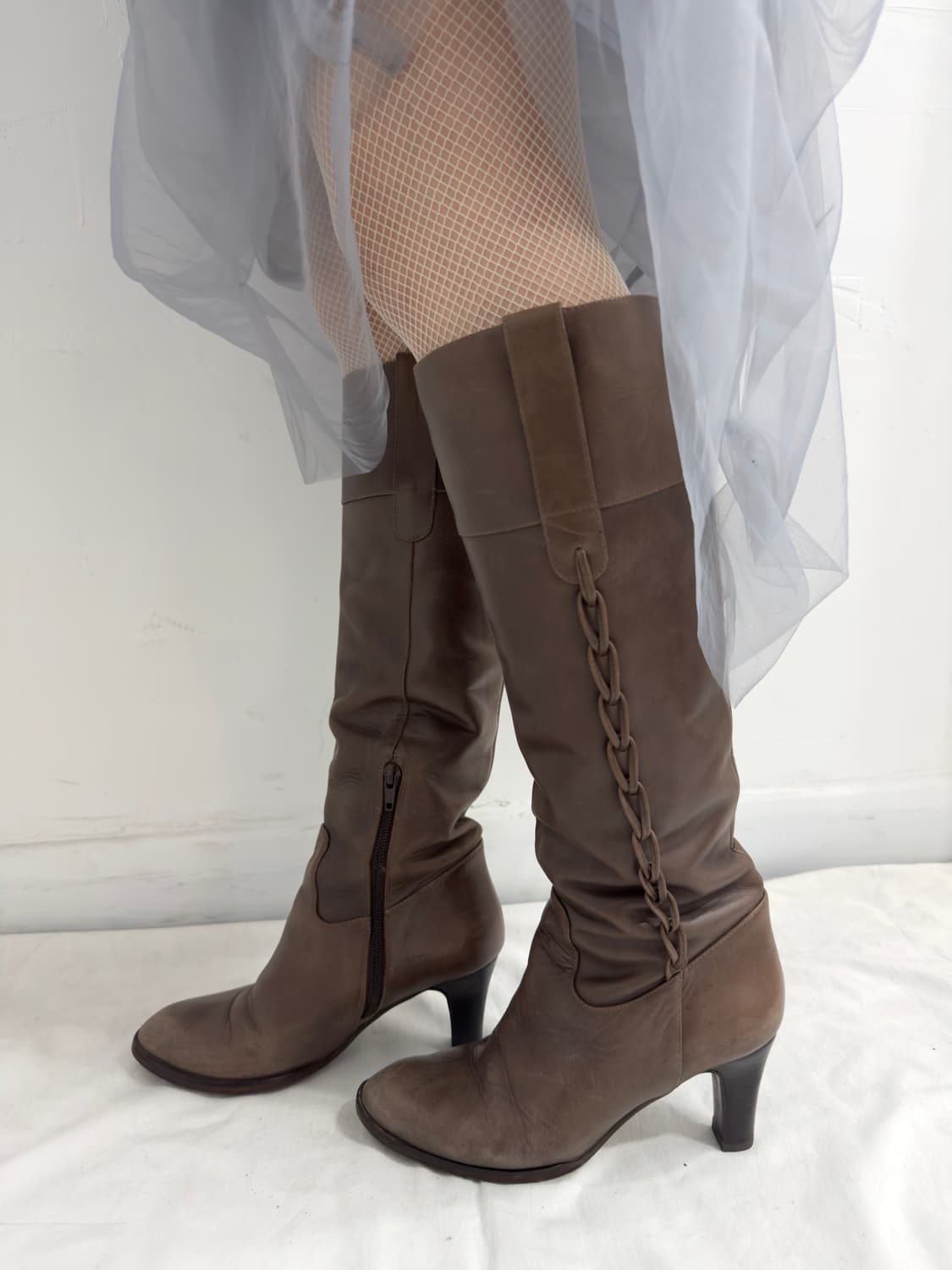 design leather vibram boots 상품이미지1