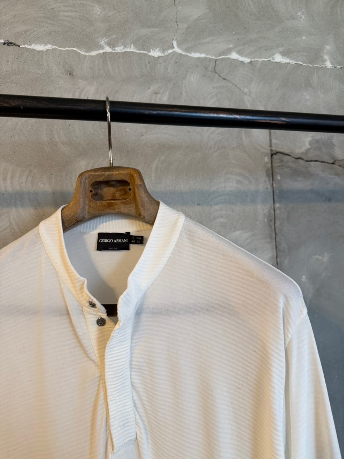 조르지오 아르마니 헨리넥 롱슬리브 티셔츠 100 상품이미지4