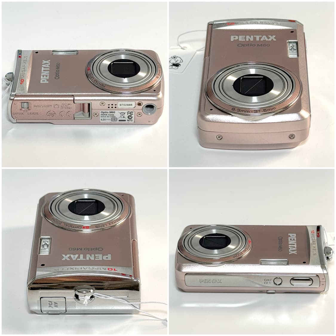 펜탁스 옵티오 M60 베이비핑크 빈티지디카 상품이미지3