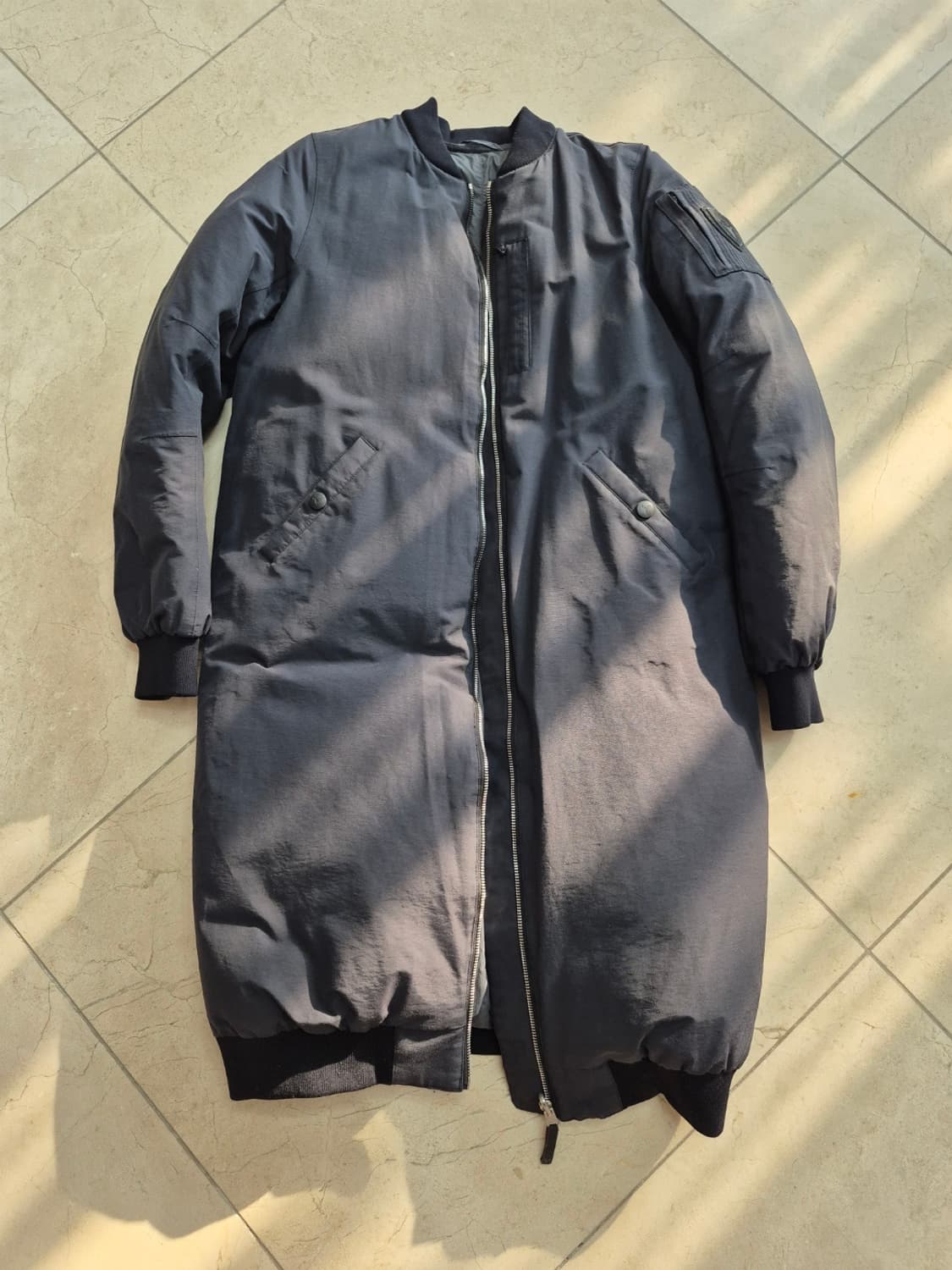 노비스 구스 다운 리버시블 롱 점퍼(롱패딩) 상품이미지1