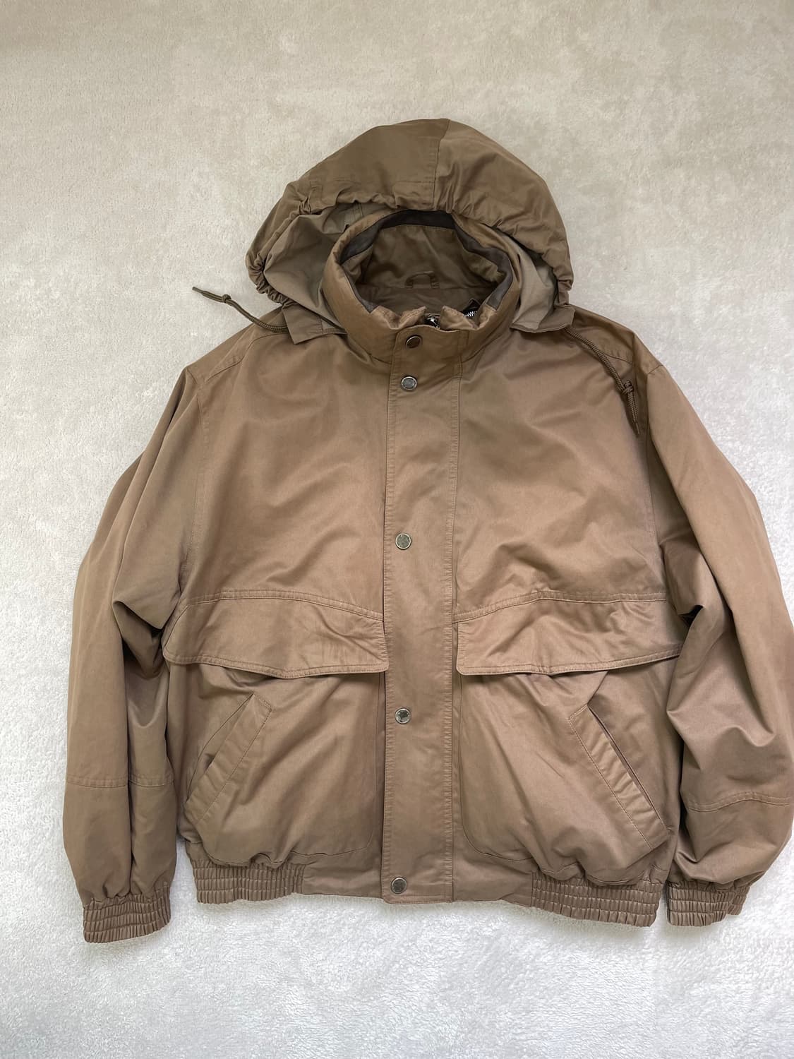 London Fog Hooded Bomber Jacket XL 상품이미지1