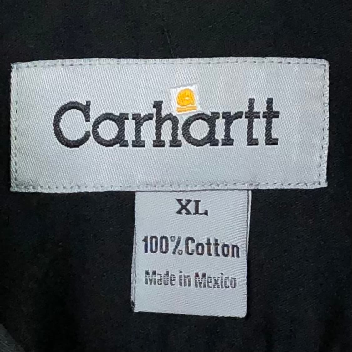 Xxl 칼하트 블랙 워크 셔츠 상품이미지3