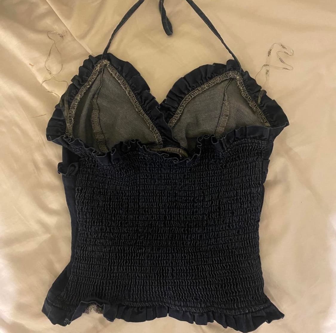 제이디드 런던 데님 홀터넥 탑 상품이미지2