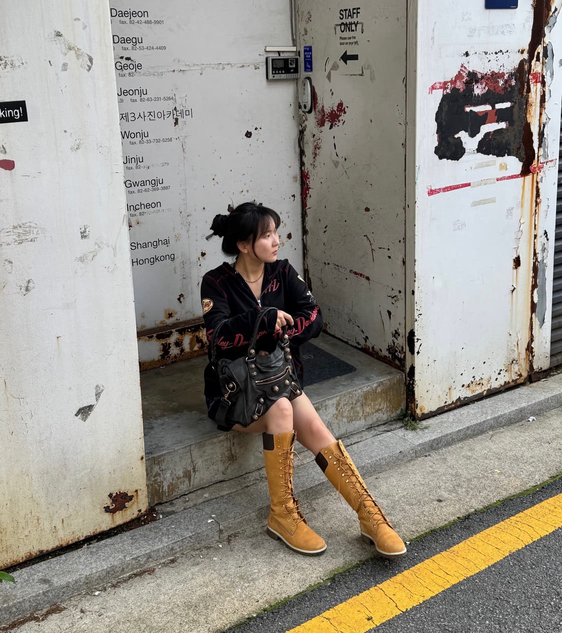 Timberland lace up boots/ 팀버랜드 부츠 상품이미지1