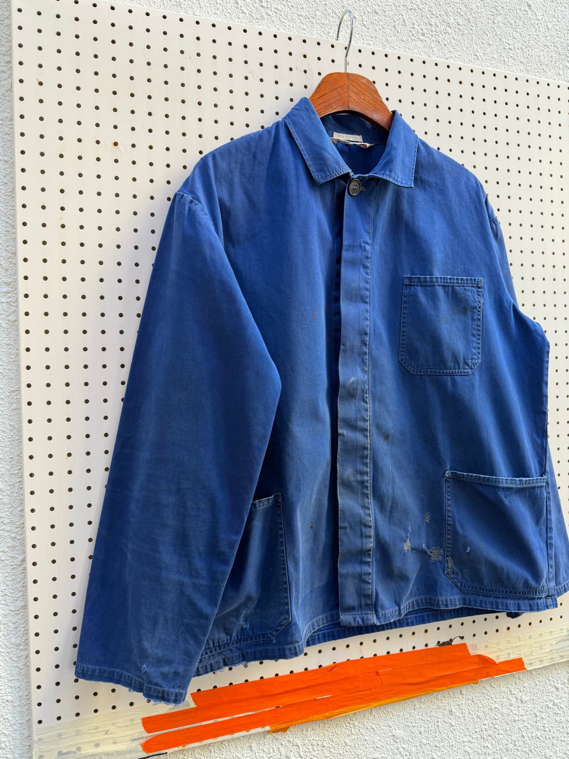 FADED WASHED BLUE REPAIR OLD 프렌치워크자켓 상품이미지6