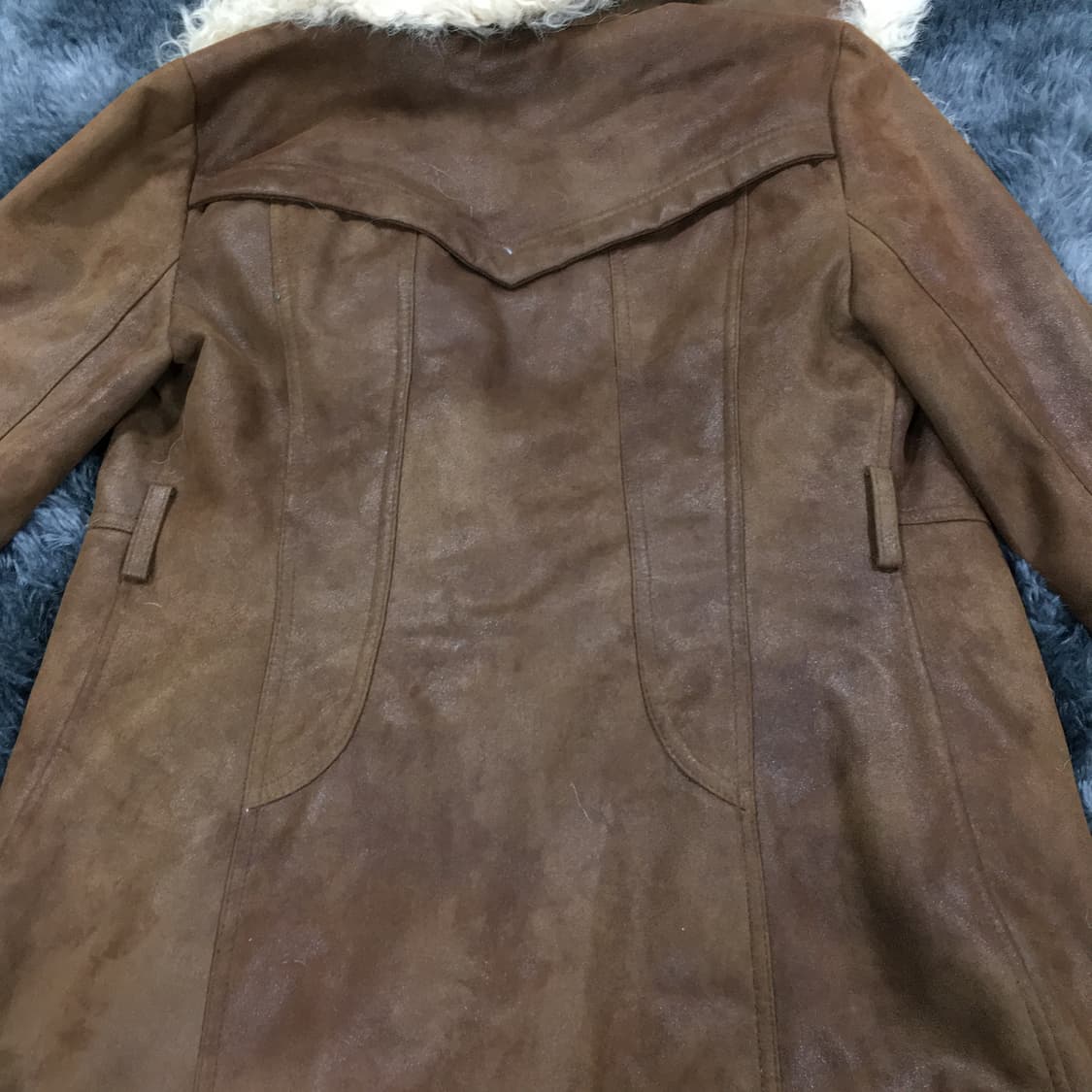 투티/0122 STARIT 스타릿 양털퍼 무스탕 리얼 램 하프코트 상품이미지6