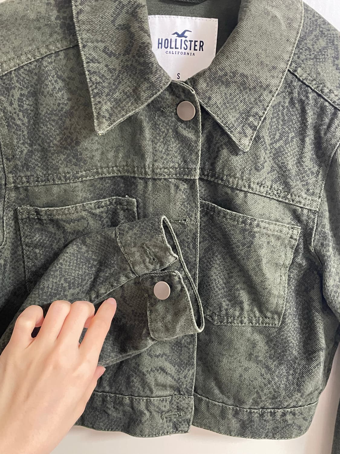 [국내미출시/미국판] 홀리스터 Patterned Crop Jacket 상품이미지3