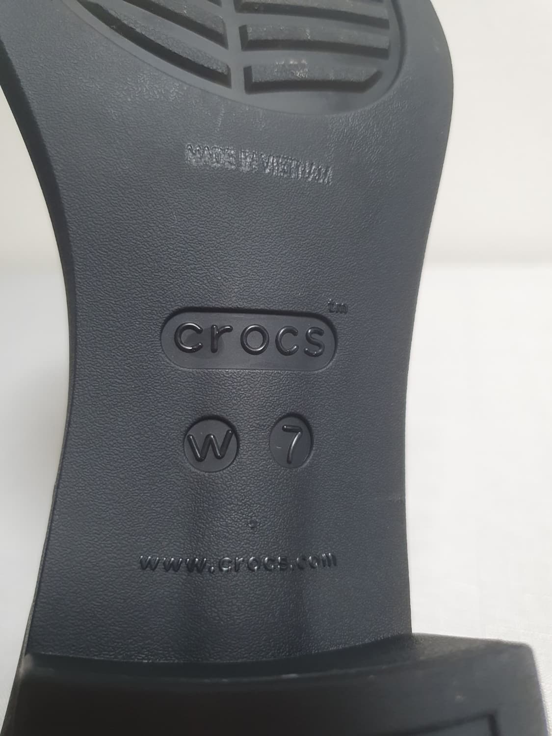 택포가 240mm 크록스 샌들 이자벨라 블록힐 청키힐 블랙 상품이미지9
