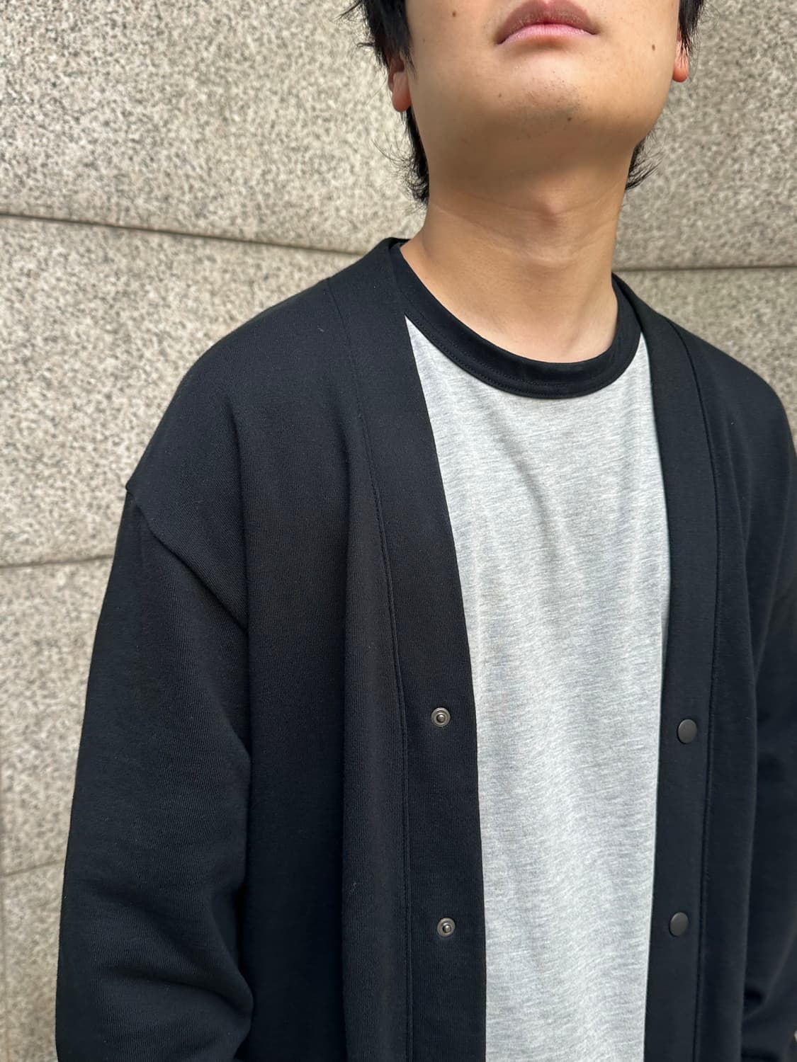 캐피탈 스마일 엘보우 패치 가디건 상품이미지2