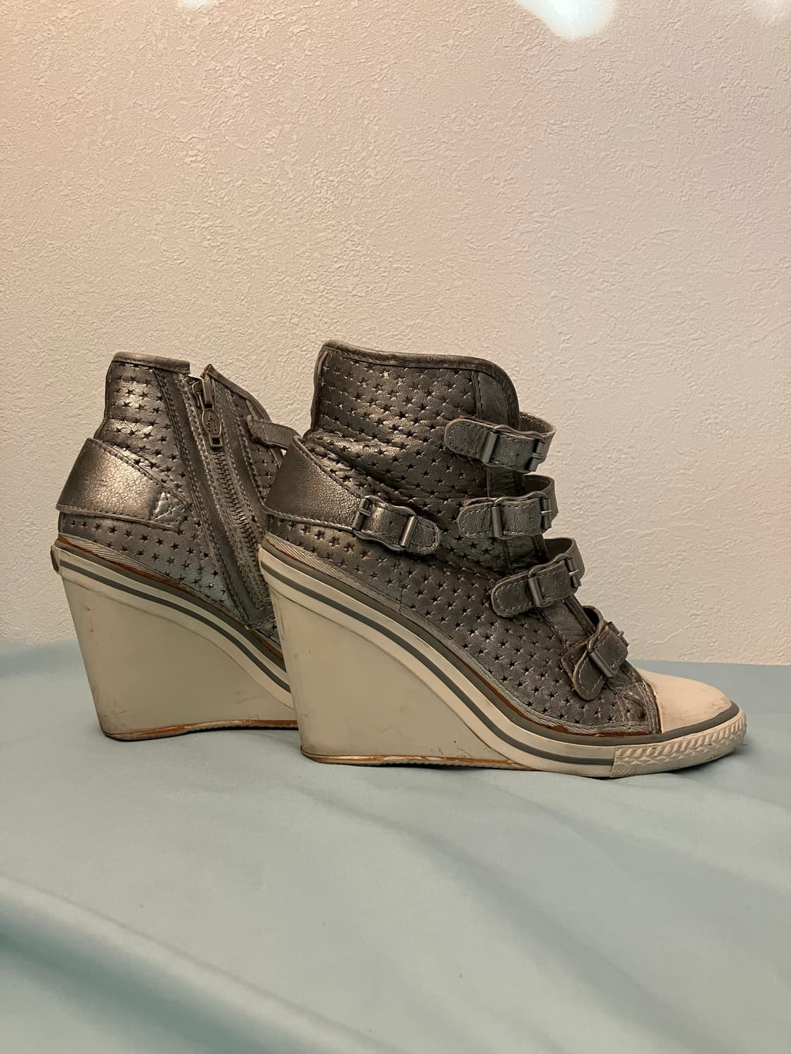 Ash 아쉬 텔마 웨지힐 스니커즈 하이탑 y2k 오네갸루 상품이미지5