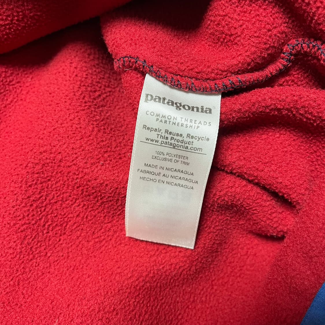 파타고니아 신칠라 네이비/레드 상품이미지4