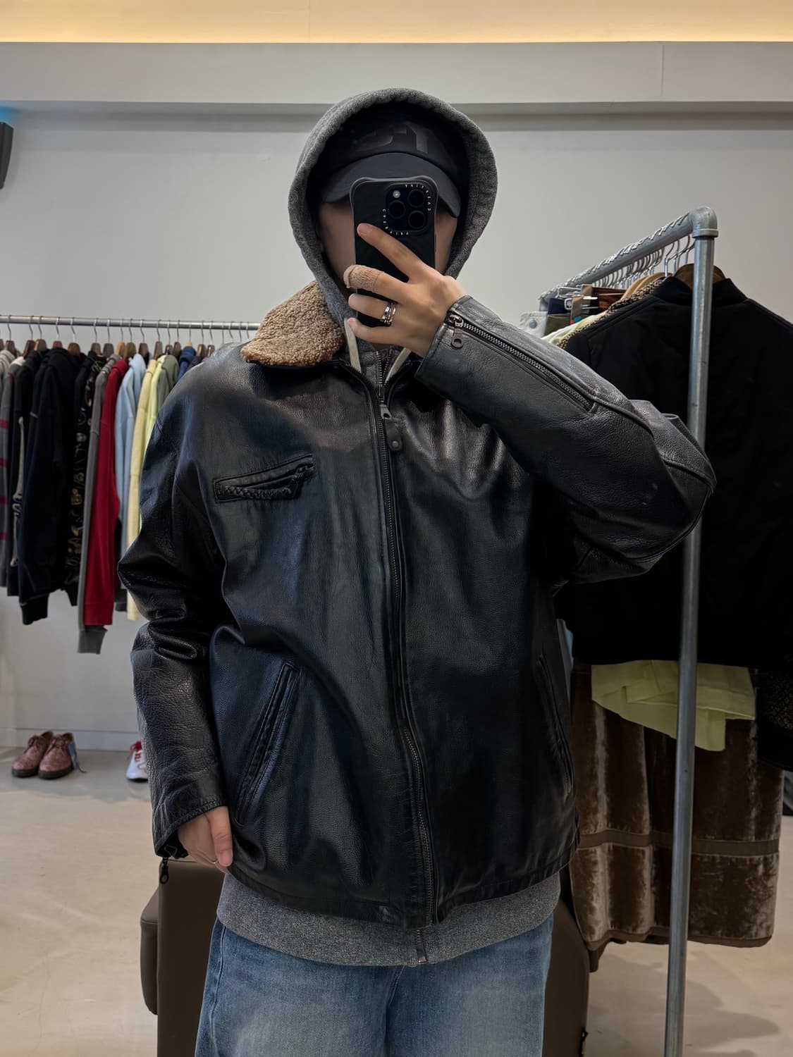 YOONG MISA 747 레더 자켓 상품이미지4