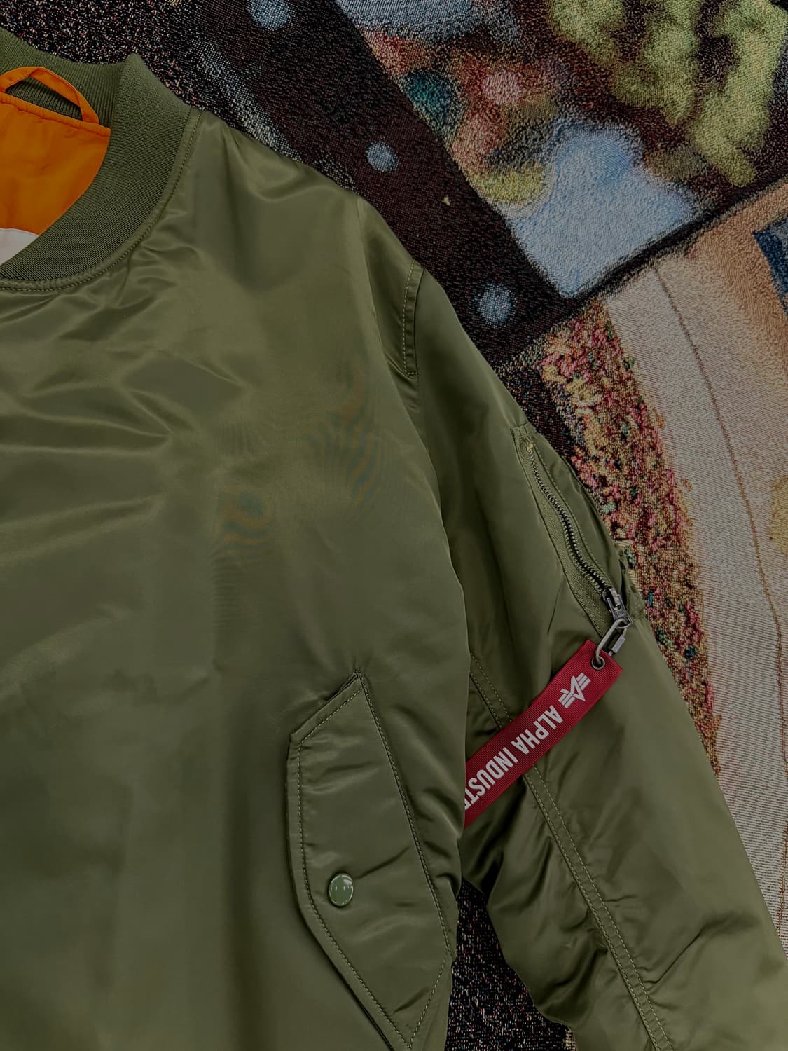 꼼데가르송 x 알파인더스트리 비대칭 양면자켓  상품이미지5