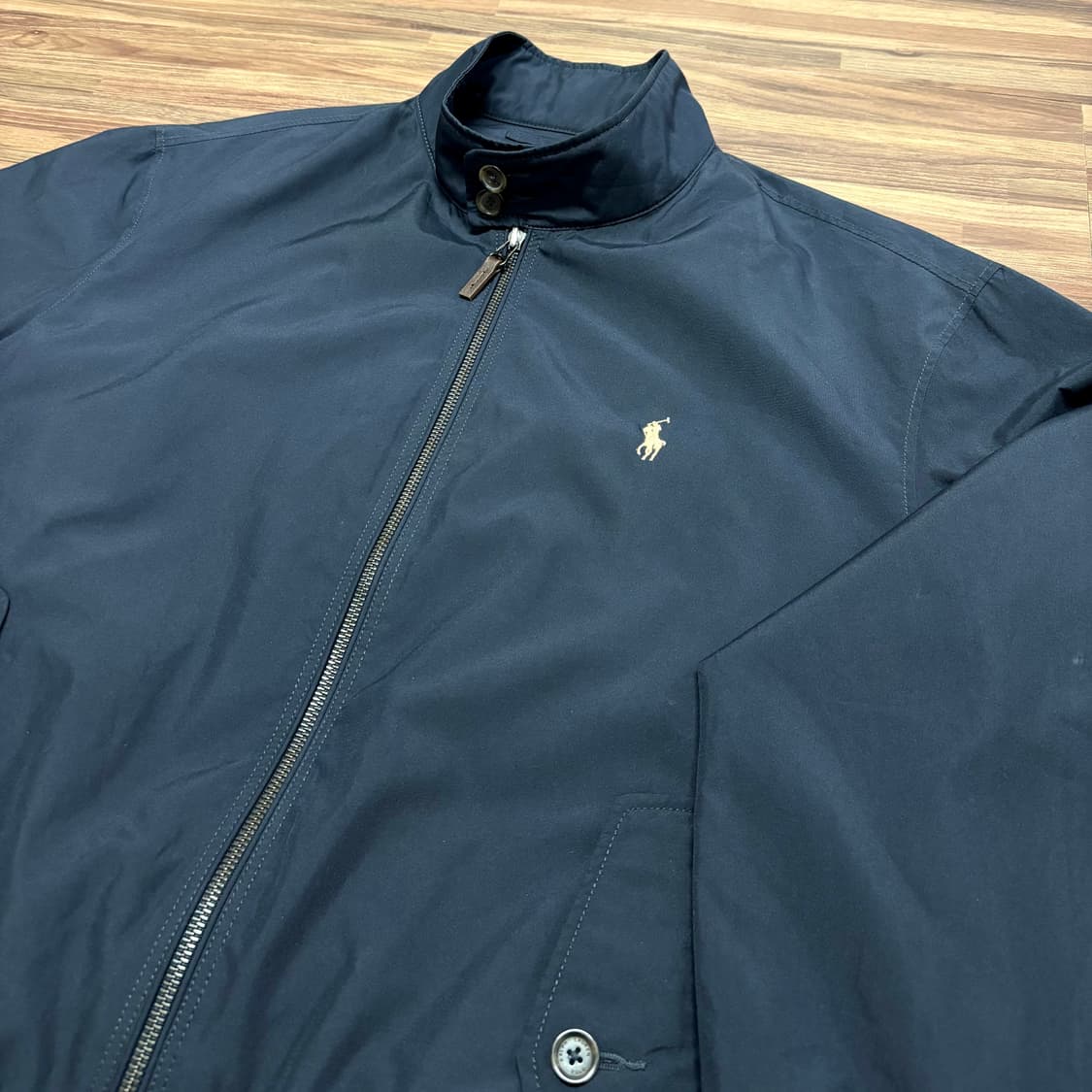 폴로 네이비 베이포트 스윙탑 해링턴 헤링턴 드리즐러 봄버 블루종 자켓 m 상품이미지2