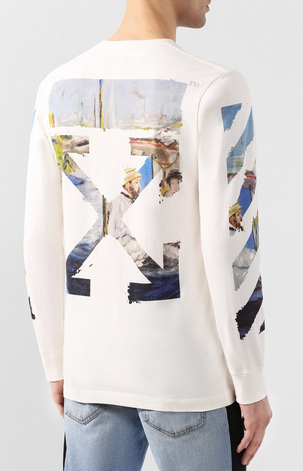 오프화이트 Off-White 유화 에로우 롱슬리브_M 상품이미지1