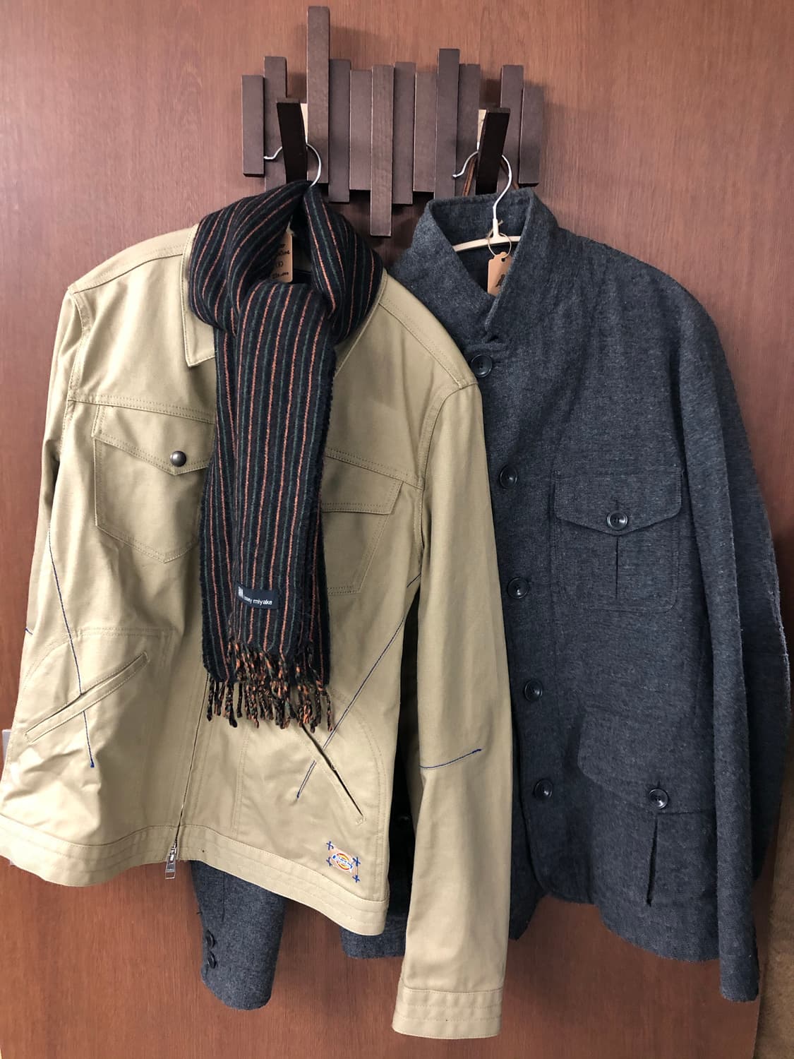 issey miyake 스트라이프 머플러  상품이미지1