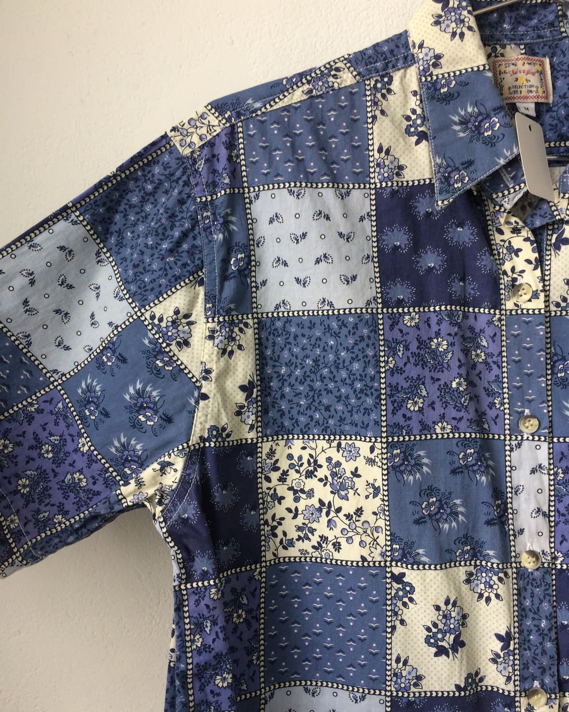 Patch work shirt 상품이미지4