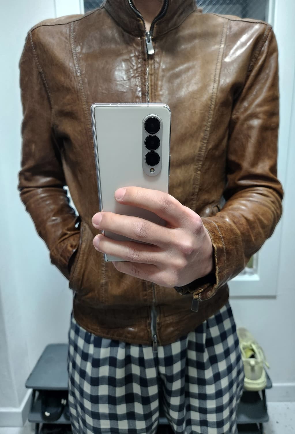 Luva tram Leather Jacket 상품이미지8