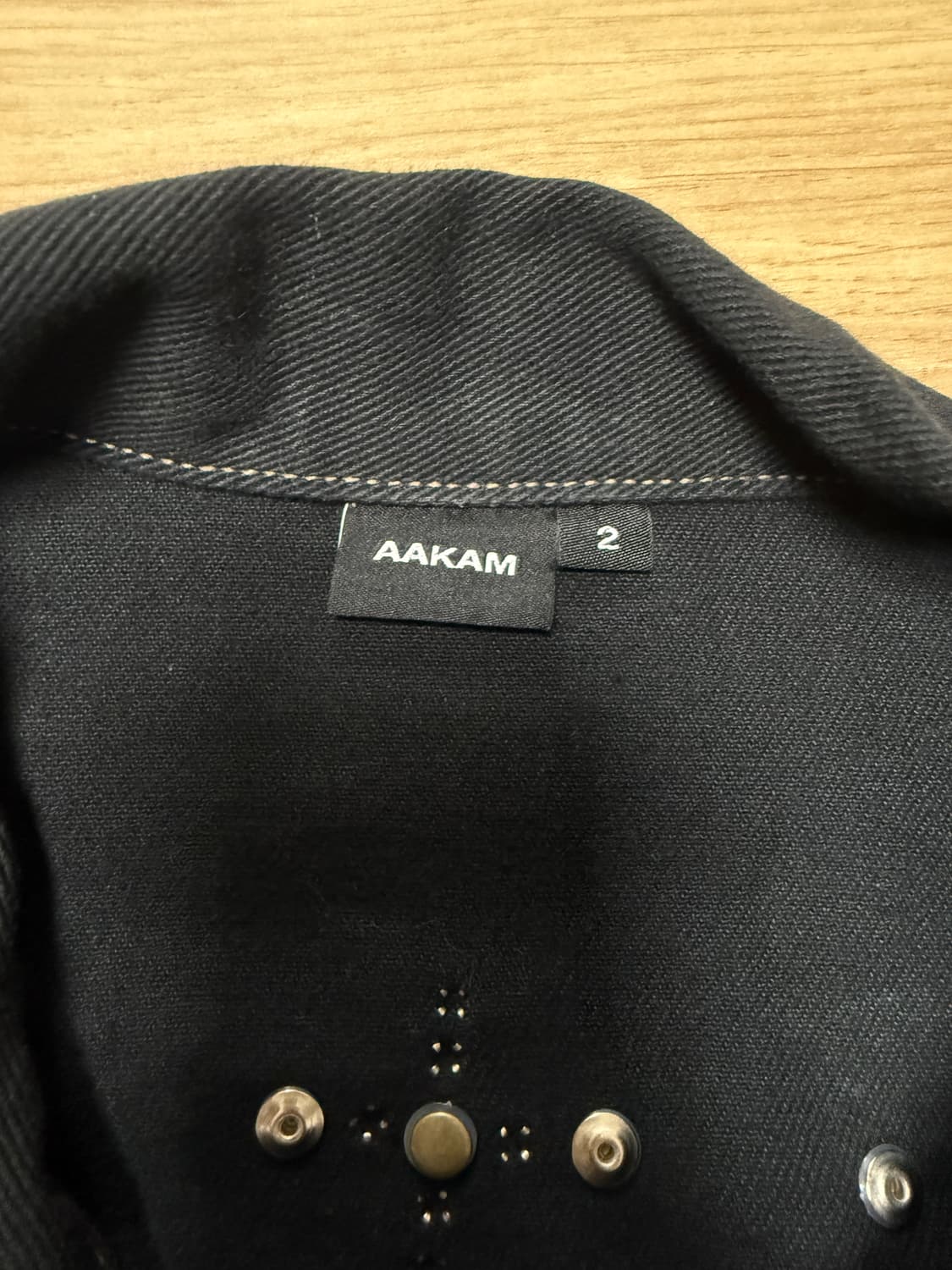 아캄 aakam 웨스턴 스터디드 코튼 자켓 2사이즈 상품이미지4