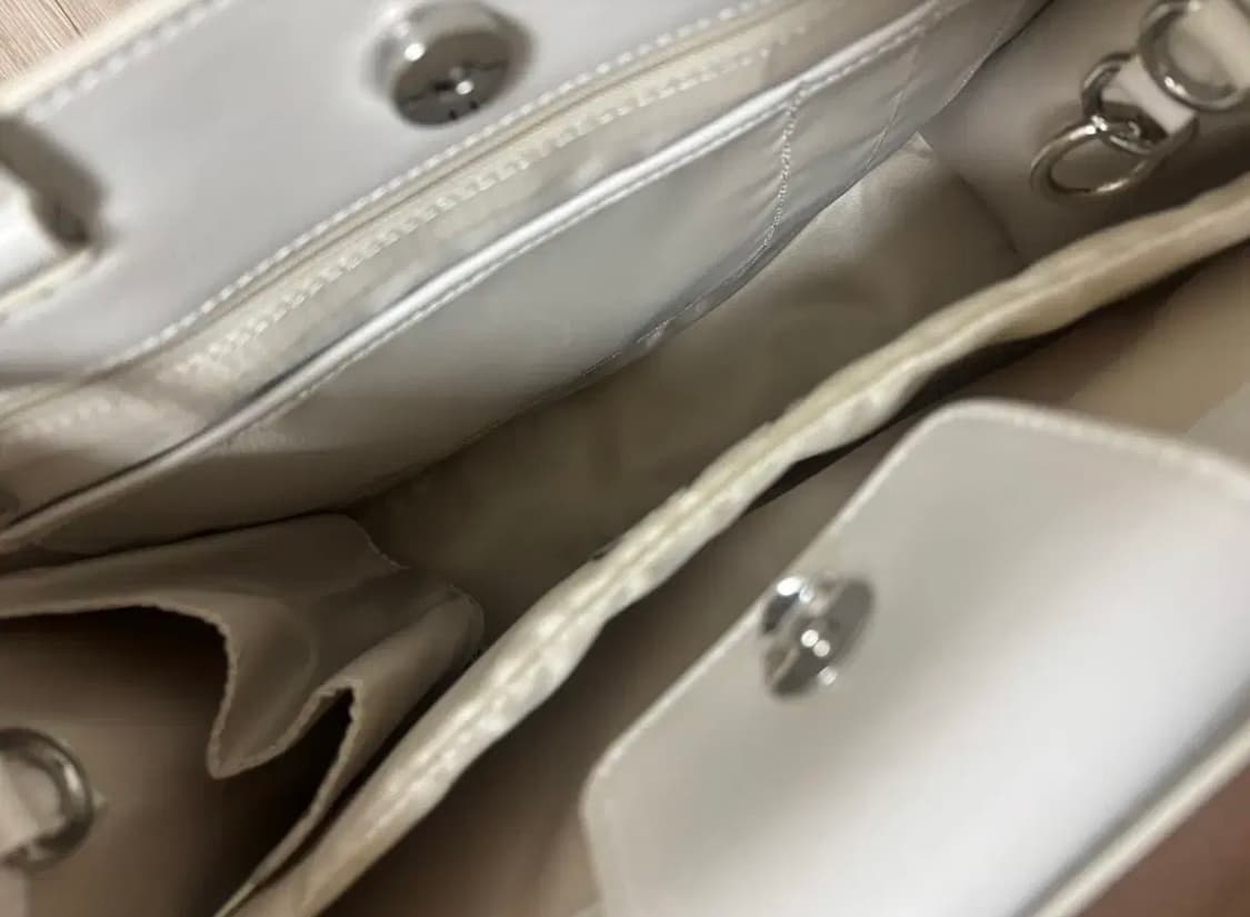 질바이질스튜어트 케미백 화이트 레더 미디움 숄더백 상품이미지4