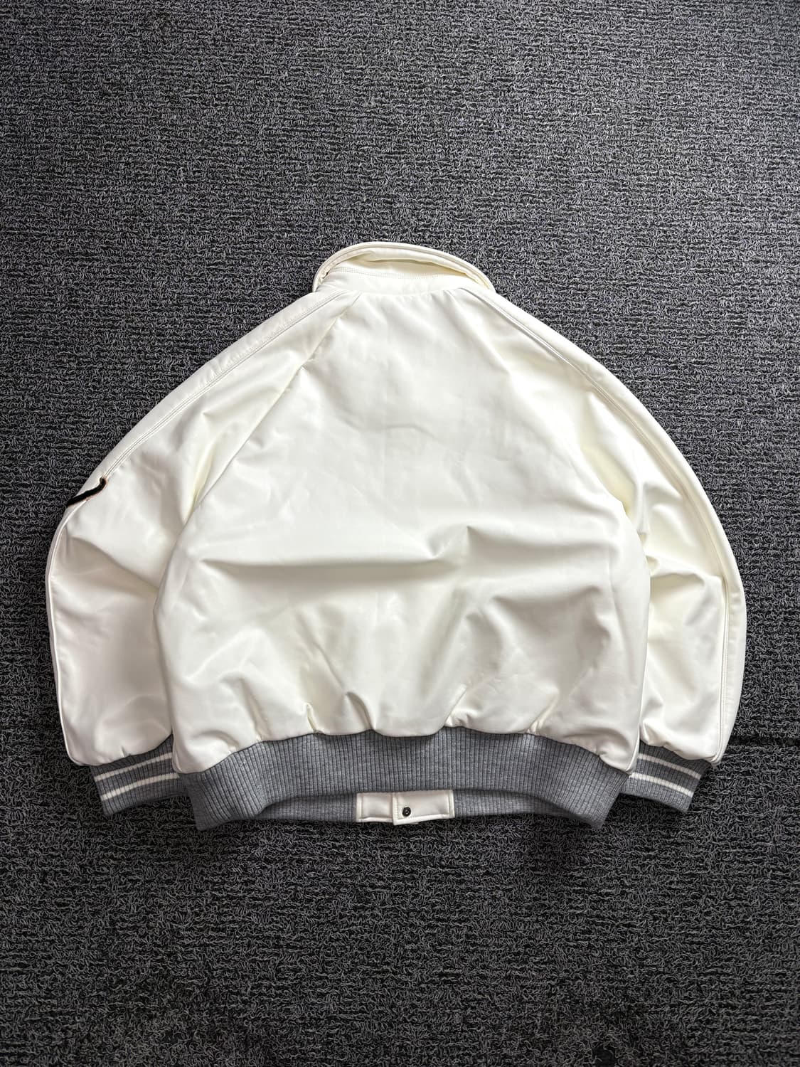 널디 에코 빅로고 레이싱 비건 레더 자켓 3146 상품이미지4