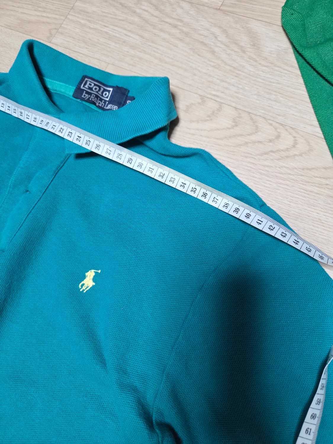 POLO RALPH LAUREN 그린 옐로우 카라티 반팔 티셔츠  상품이미지10
