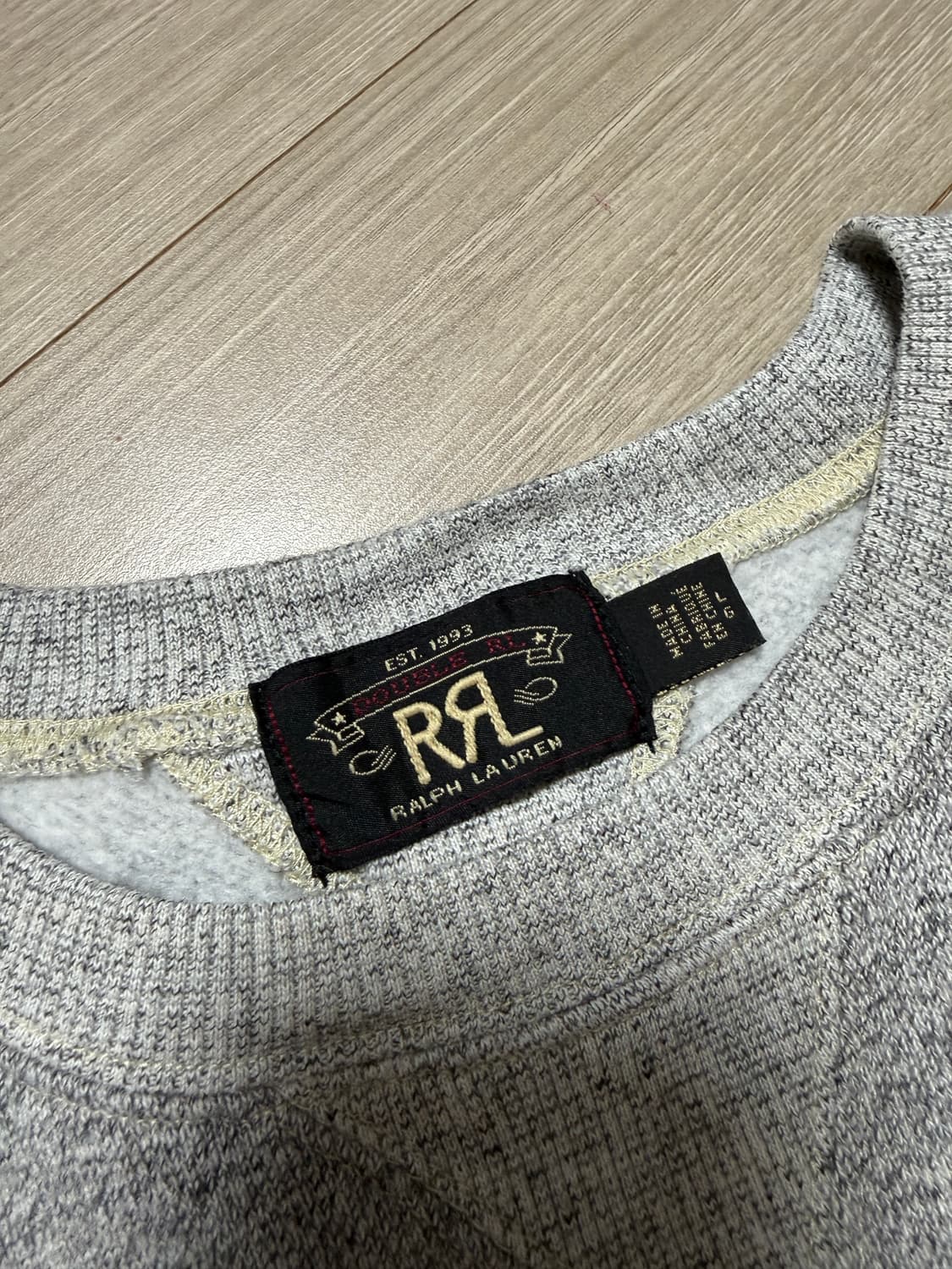 더블알엘 스웨트 셔츠 맨투맨 L 상품이미지2