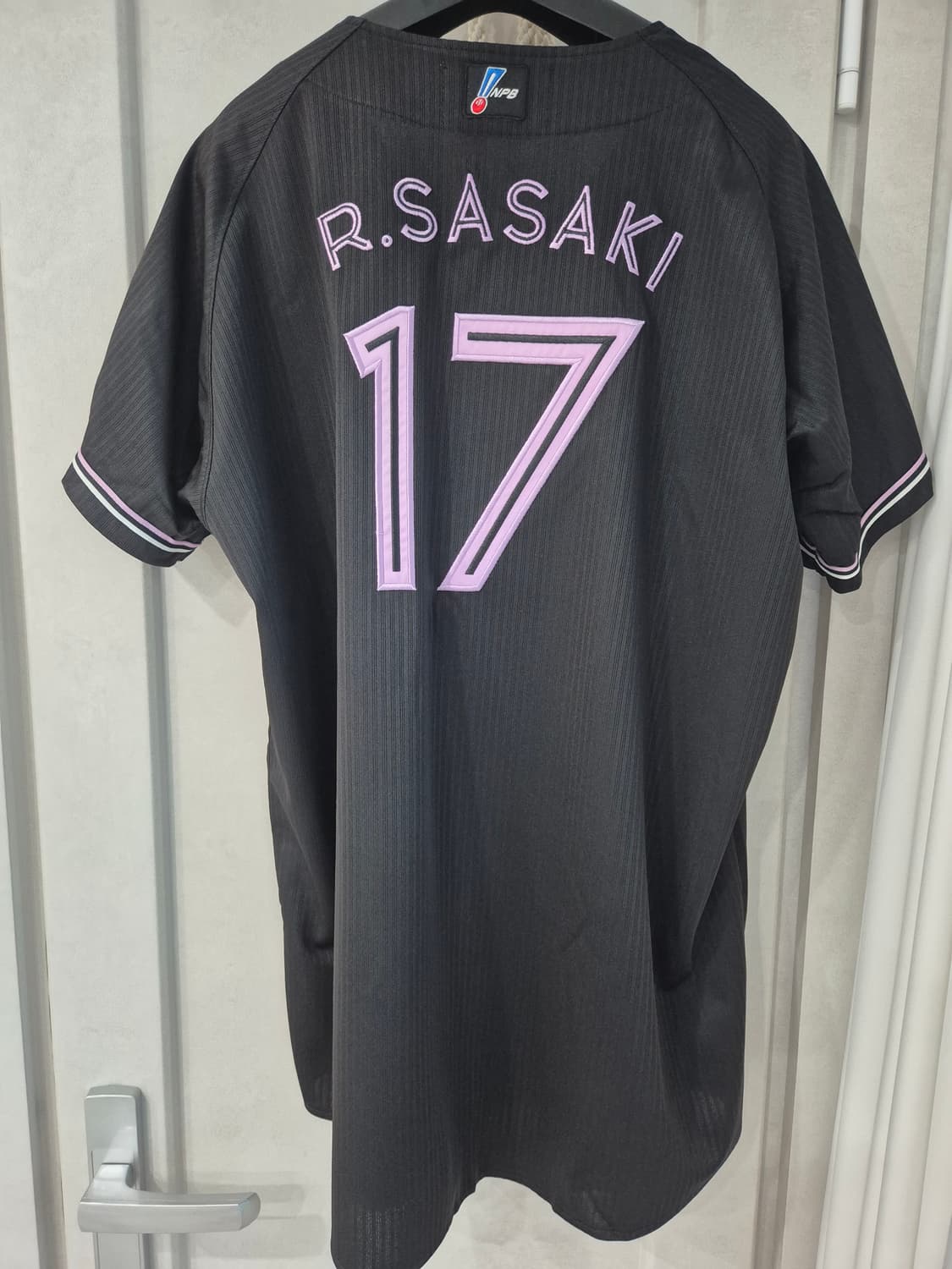 NPB  일본야구 지바롯데 블랙섬머 유니폼 사사키로키 사이즈O 상품이미지2