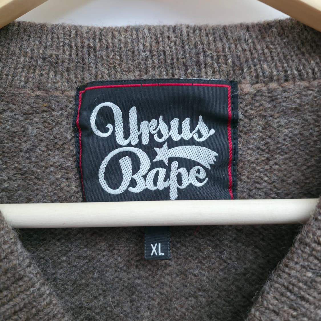 [XL] 베이프 브라운 울 가디건 상품이미지7