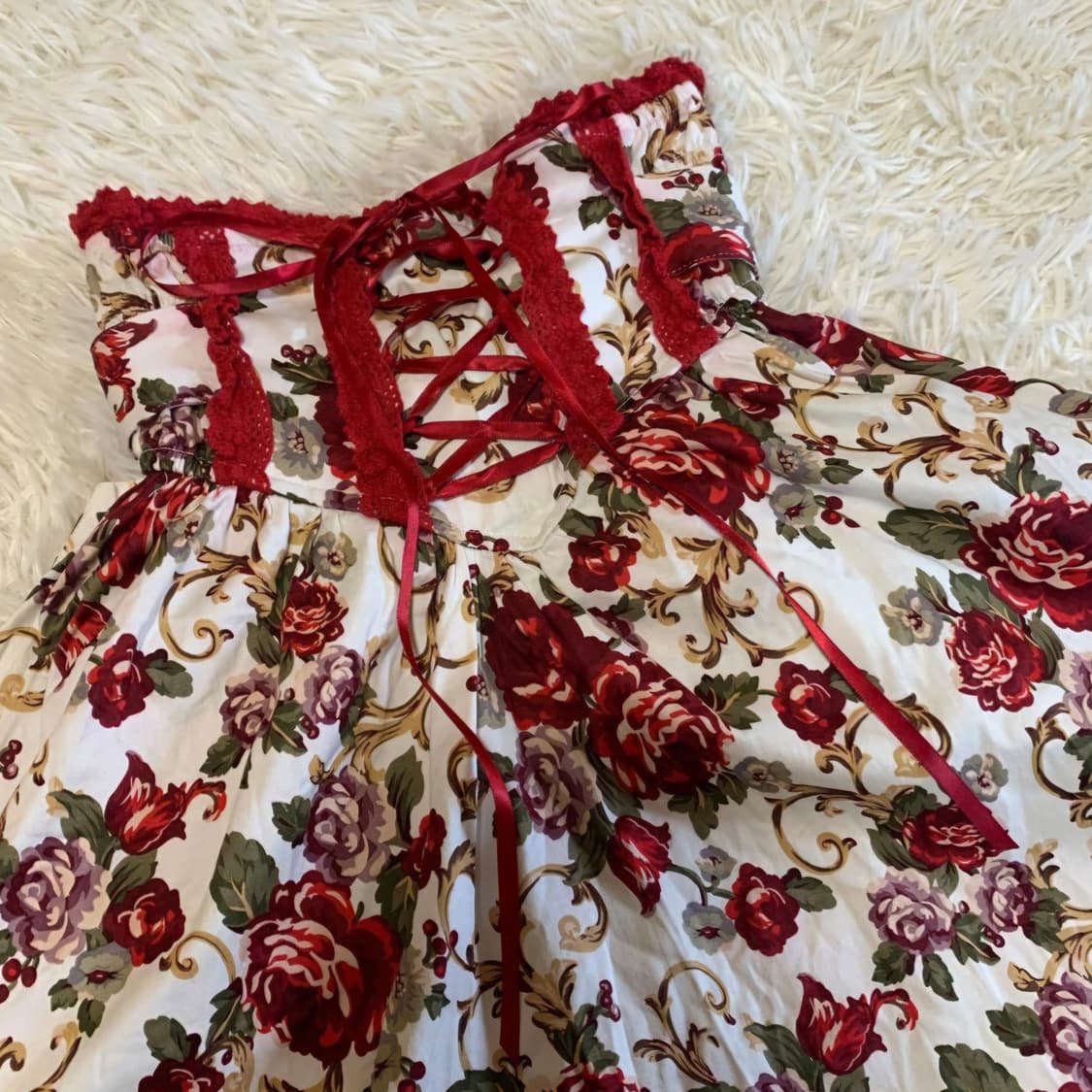 BODY LINE 로리타 로즈아라베스크 하이웨스트 스커트 상품이미지3