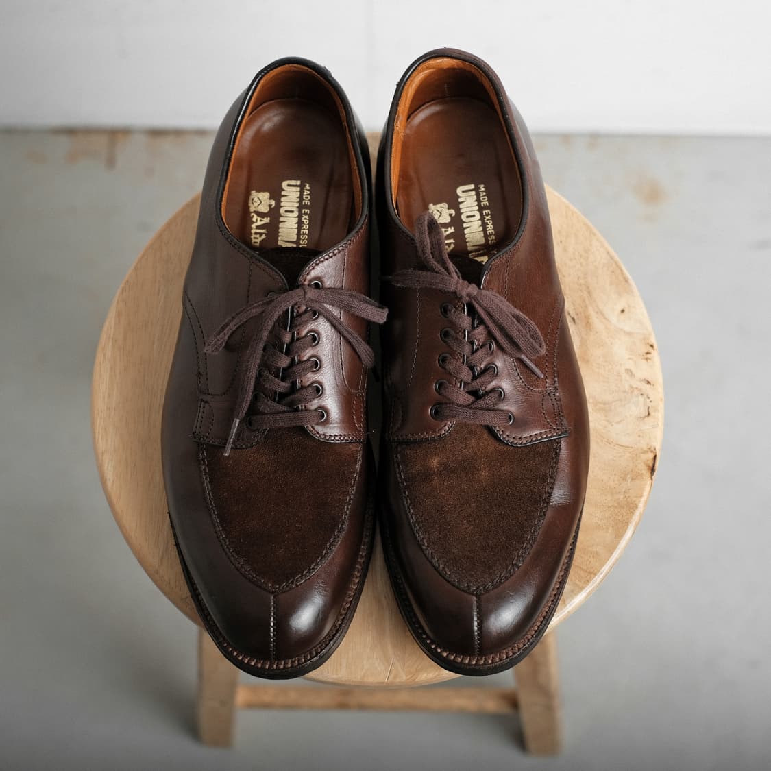 알든 별주모델 9.5D사이즈 V팁 더비 크롬악셀 리버스 샤무아 상품이미지7