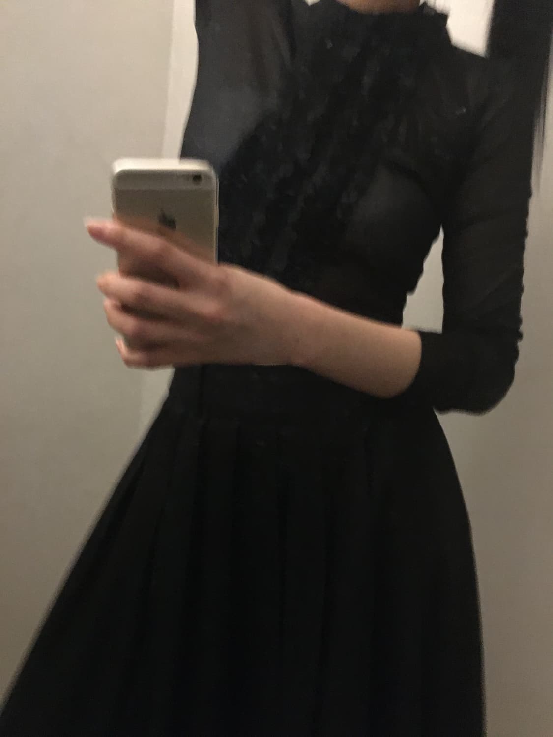 빈티지 셔링 시스루  상품이미지1