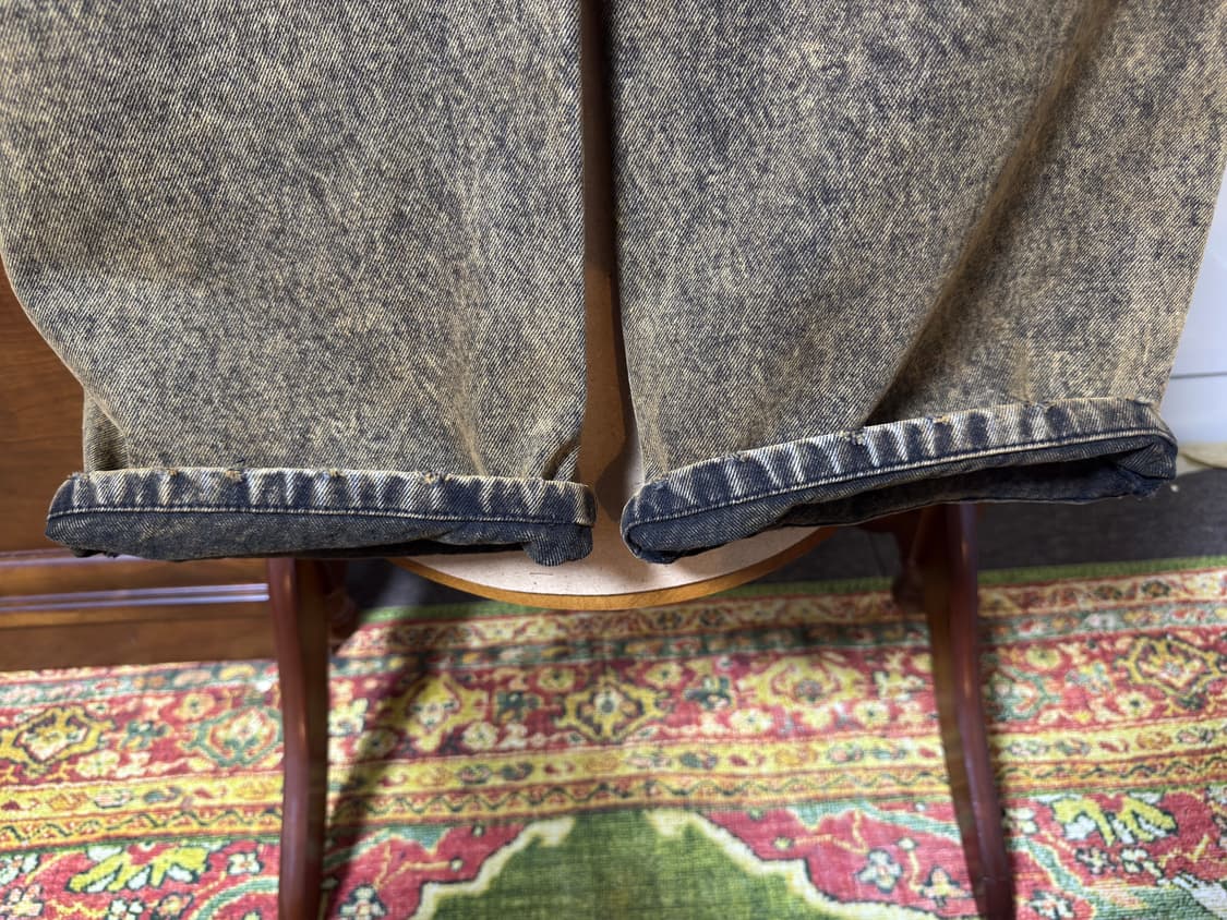 앤더슨벨 브릭 커브 패널 와이드 진 29 상품이미지3