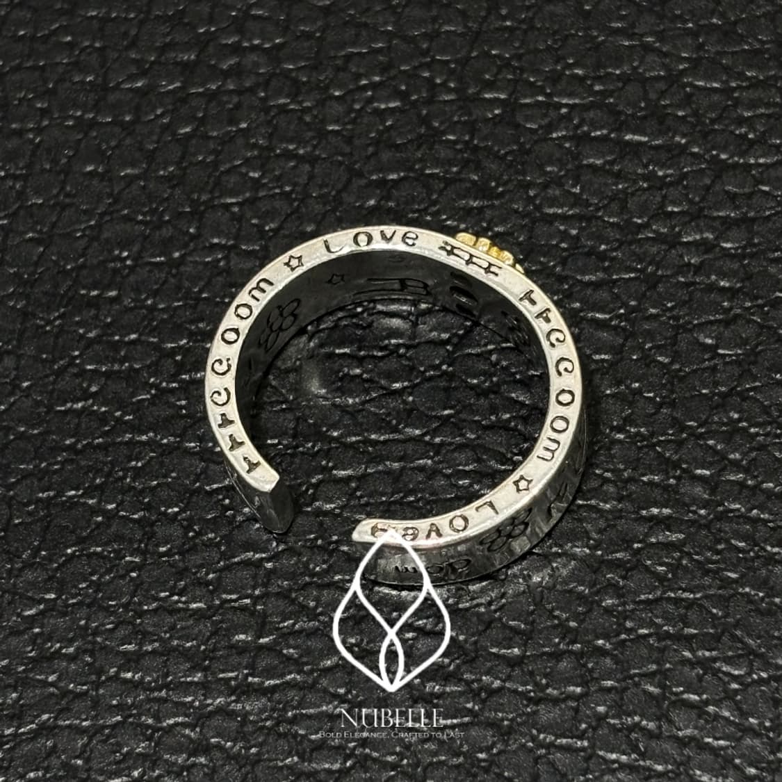 🌗 Drawing daisy ring / 앤틱 드로잉 데이지 반지 상품이미지5