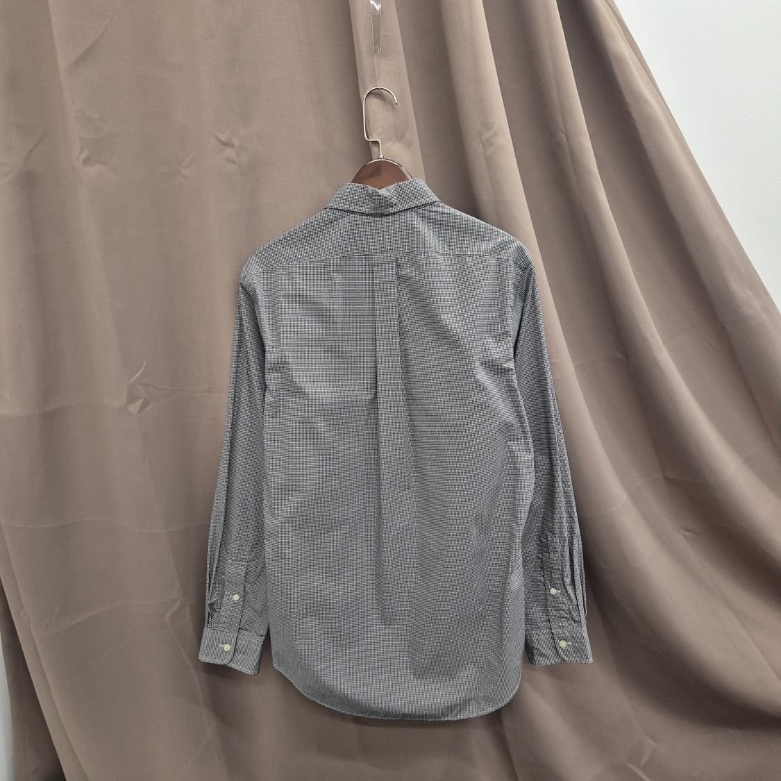 폴로 랄프로렌 깅엄 체크 슬림핏 셔츠 M 상품이미지4