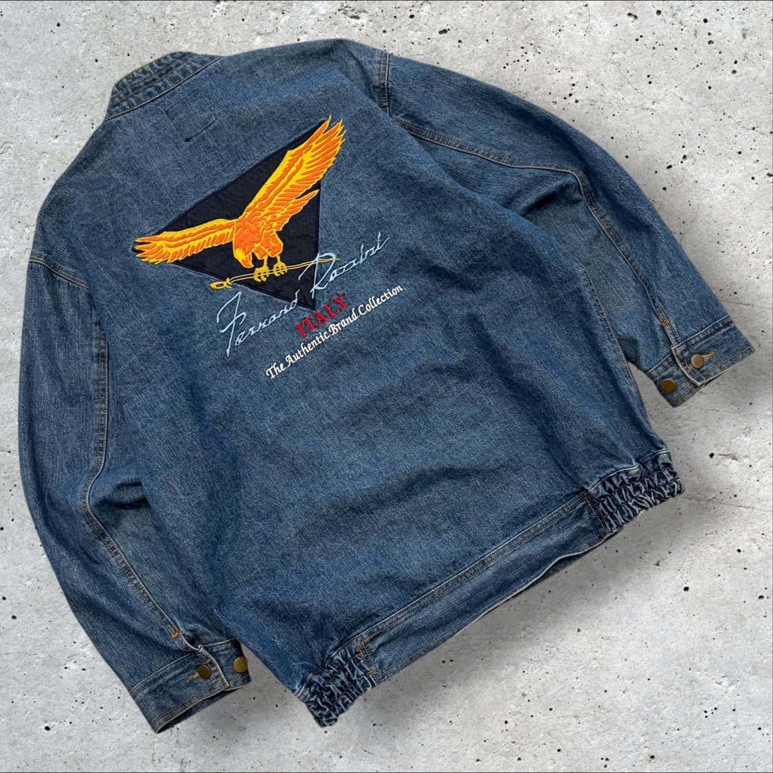 [XL] 페르난도 라찌니 빈티지 데님 블루종 자켓 B28 상품이미지2