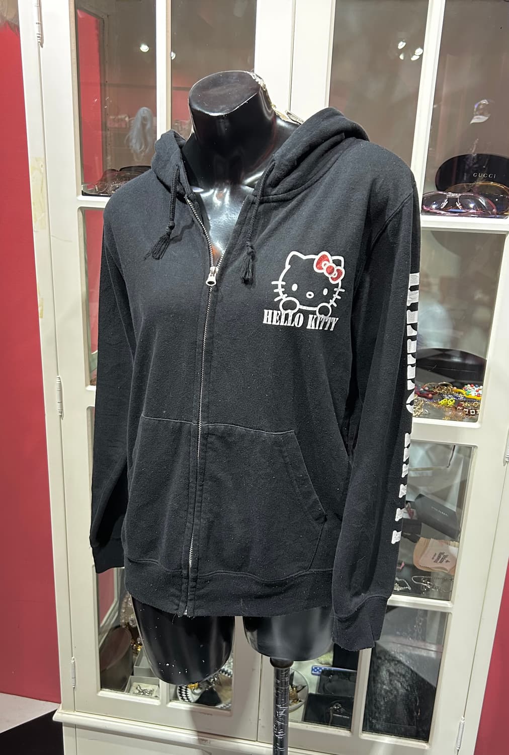 hello kitty hooded zip up 헬로키티 후드집업 상품이미지1