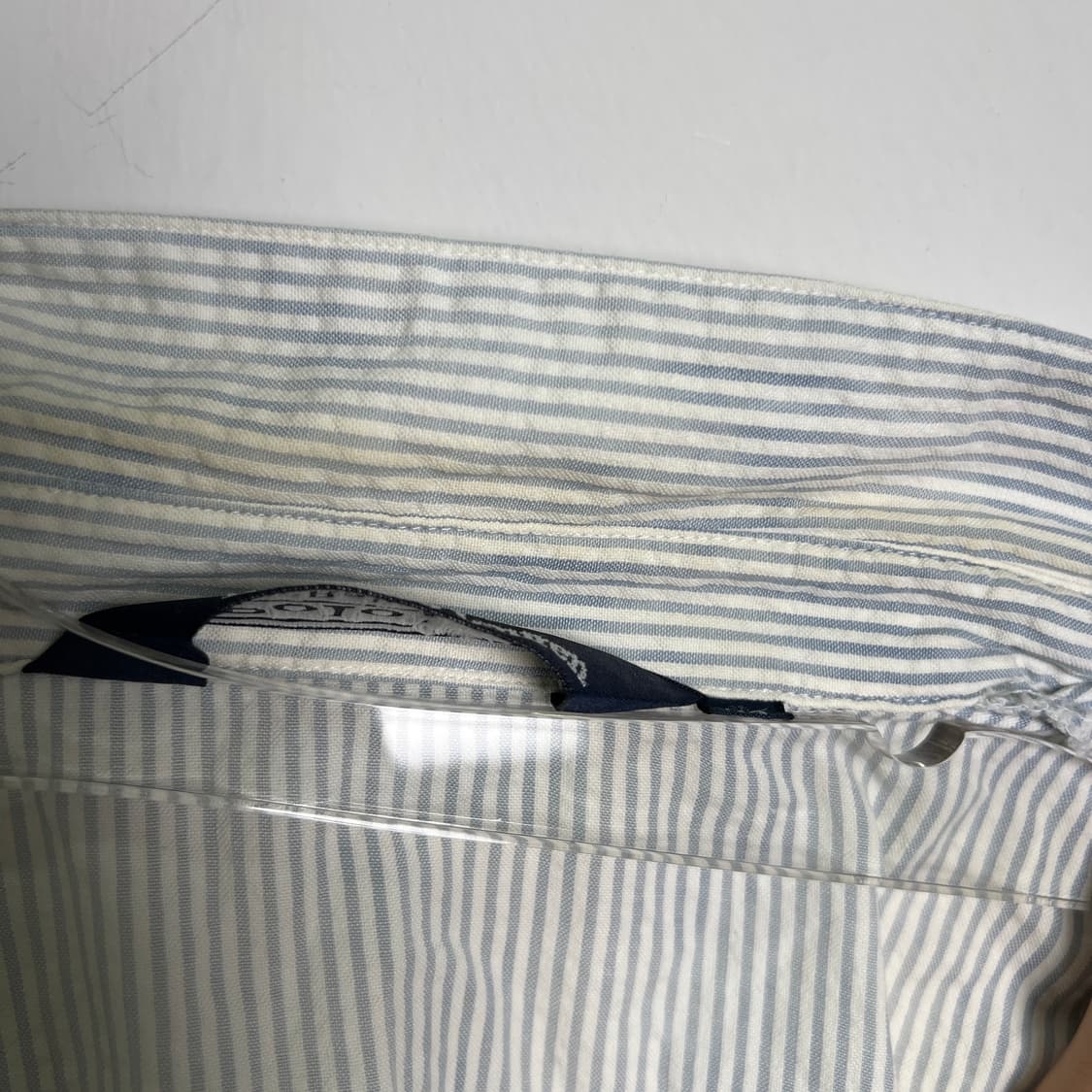 폴로 랄프로렌 시어서커 스트라이프 블루종 자켓 100 상품이미지8